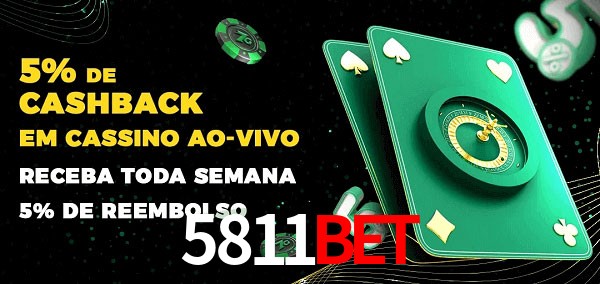 Promoções do cassino ao Vivo 5811bet